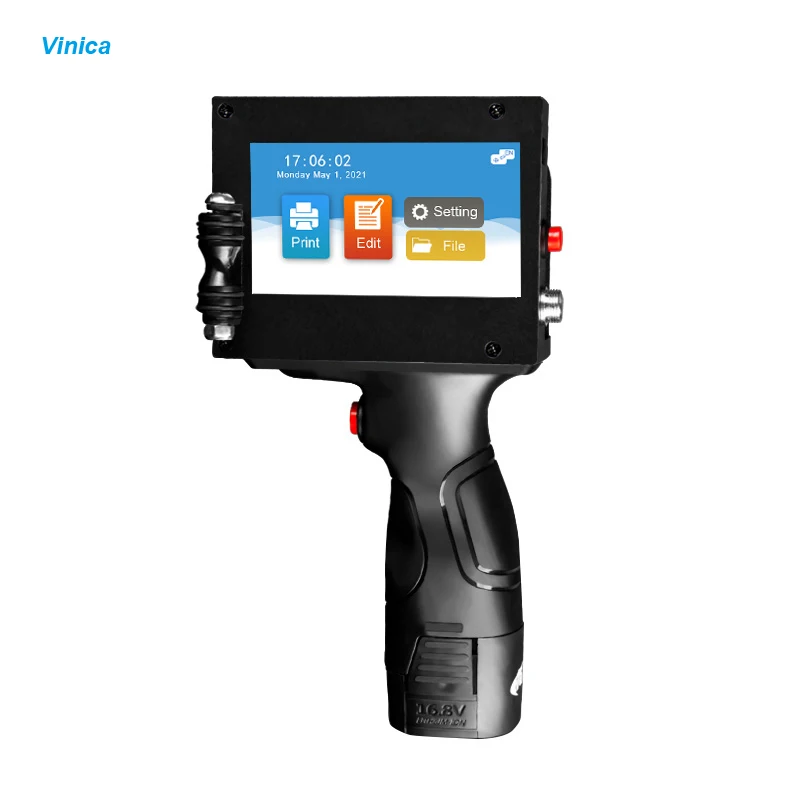 Handheld Batch Coding Machine Intelligent Expiry Date Inkjet Printer