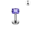 Argento Quadrato Viola