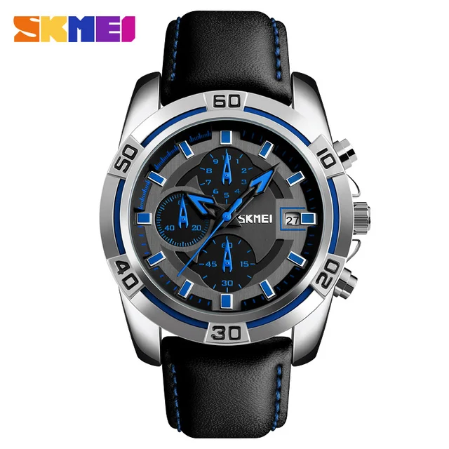 SKMEI 9156  Stainless Steel Strap 50M Water Resistant couple watch for lover special design STOPWATCH long battery life sports