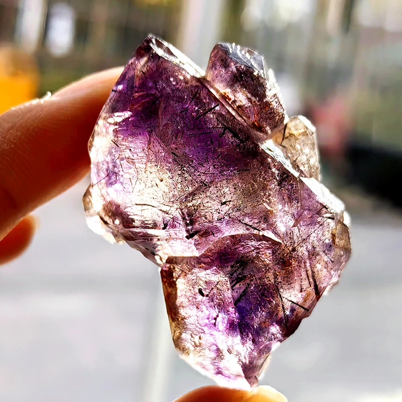 Natural Super Crystal Stone High Quality Amethyst Skeletal Crystal Super  Seven Crystal Jewelry for Gift