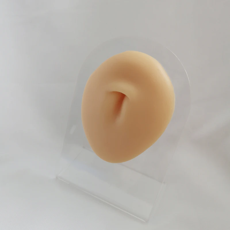 Silicone Navel Button Model for Belly Piercing Jewelry Display