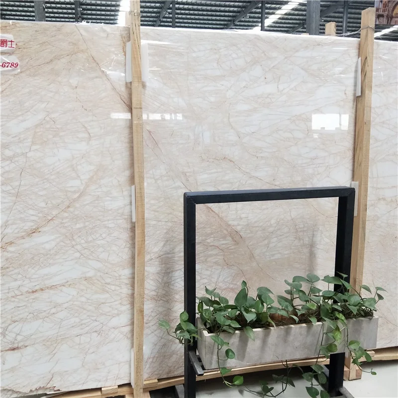 product gold vein gloden spider beige marble slab for indoor living room wall flooring tiles design-2