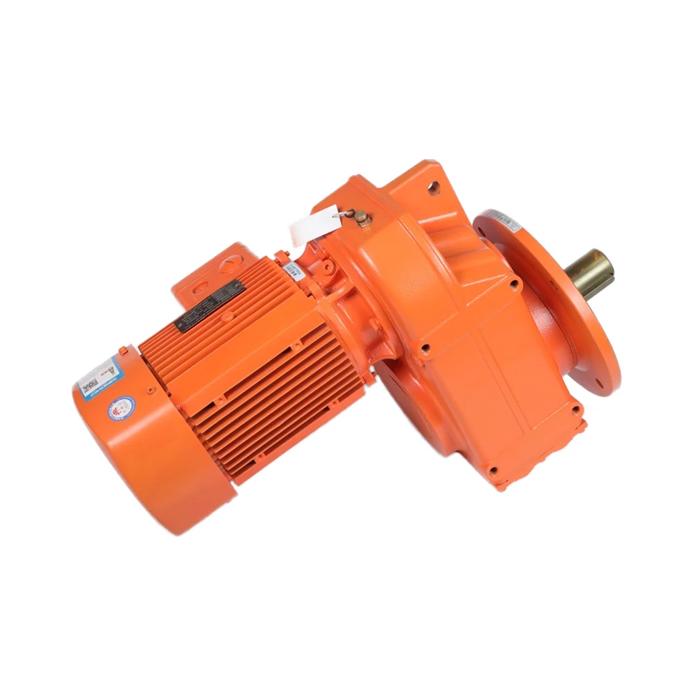 F37 Gearbox with Motor Parallel Helical Gear Transmission Geared Motor F Series Parallel Shaft Reducer