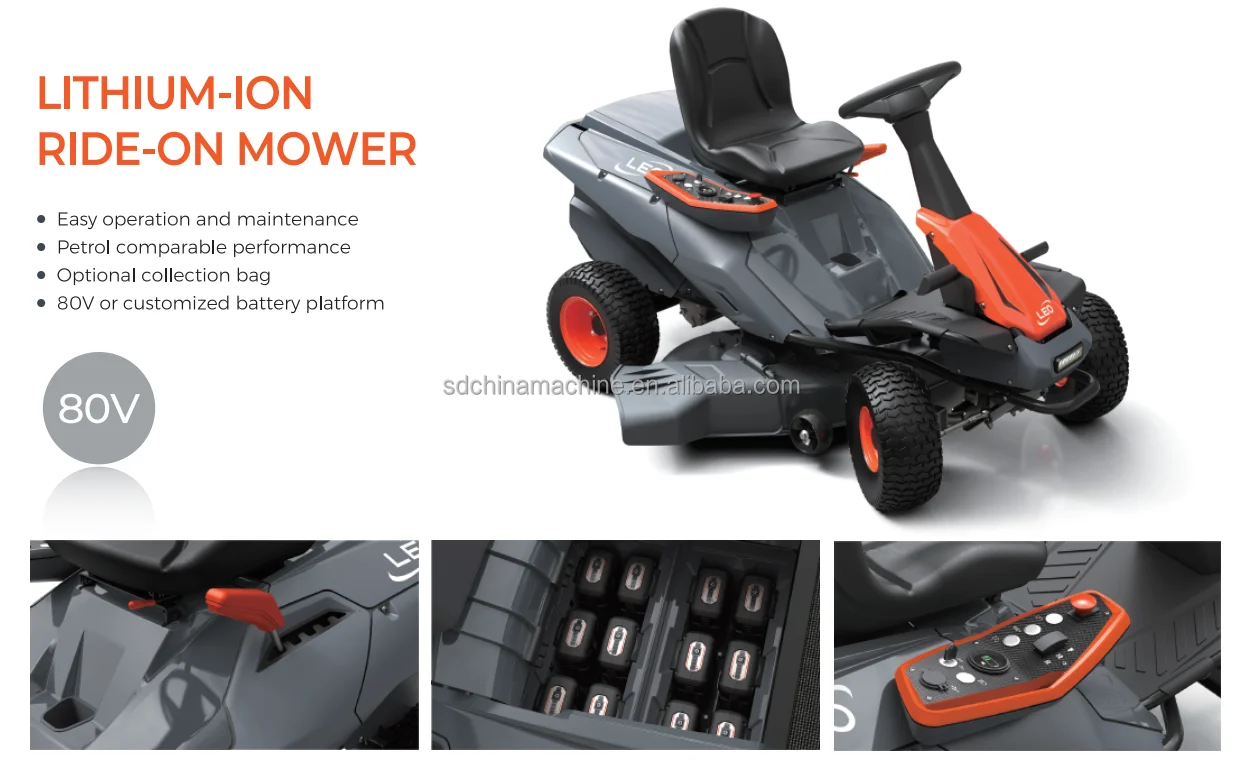 Wholesale Ride on Electric Lawn Mower - High Quality