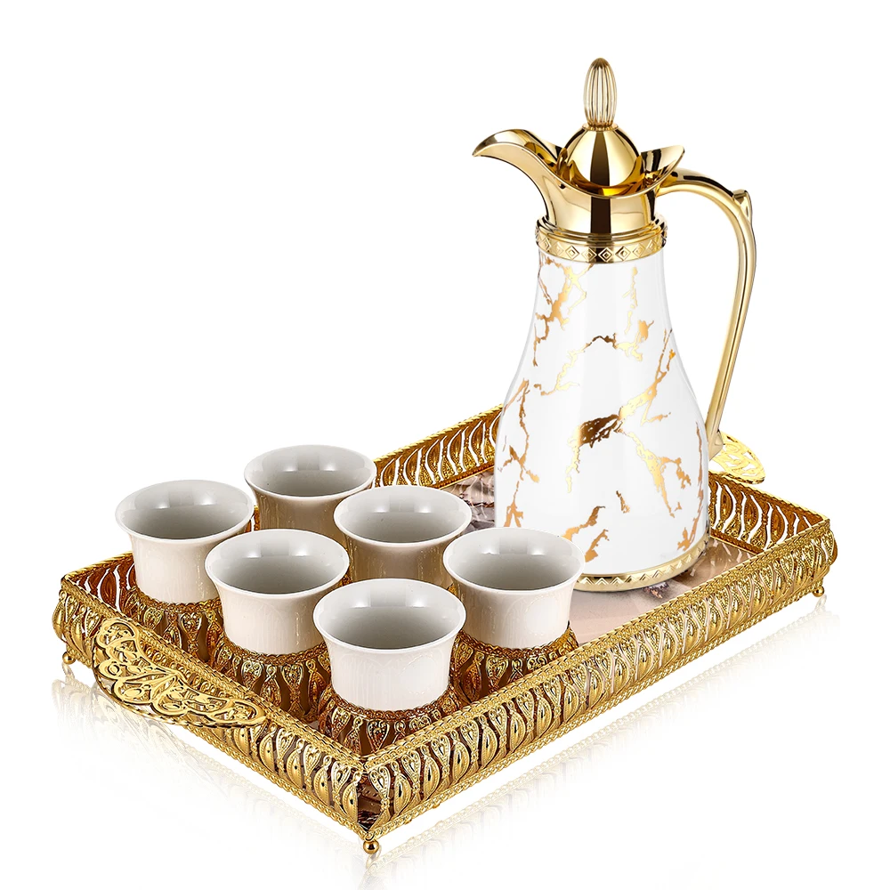 Luxury Arabic Style 1000ml Thermos Flask Vacuum Coffee Pot For Drinking Hot 24 Hours Buy