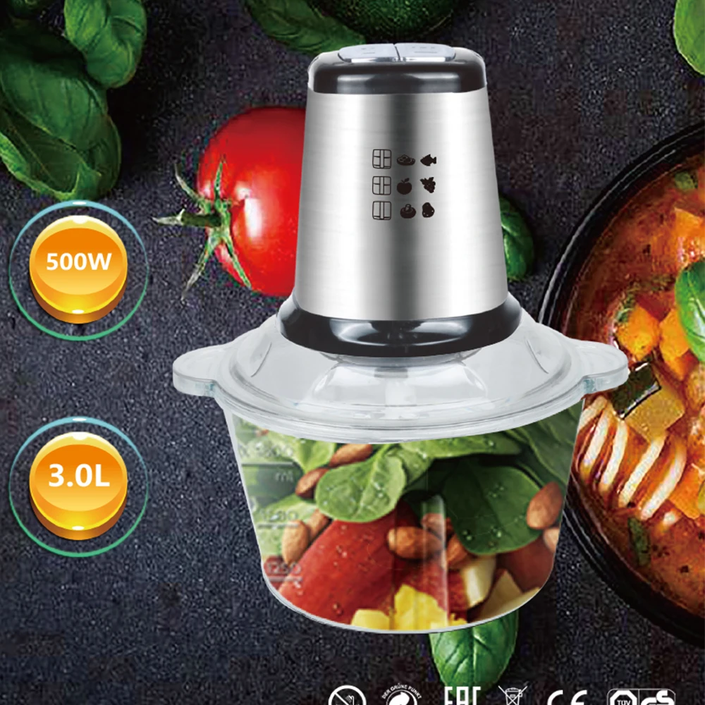 Multifunction Electric Meat Grinder Slicers Vegetable Chopper Baby Food Processors