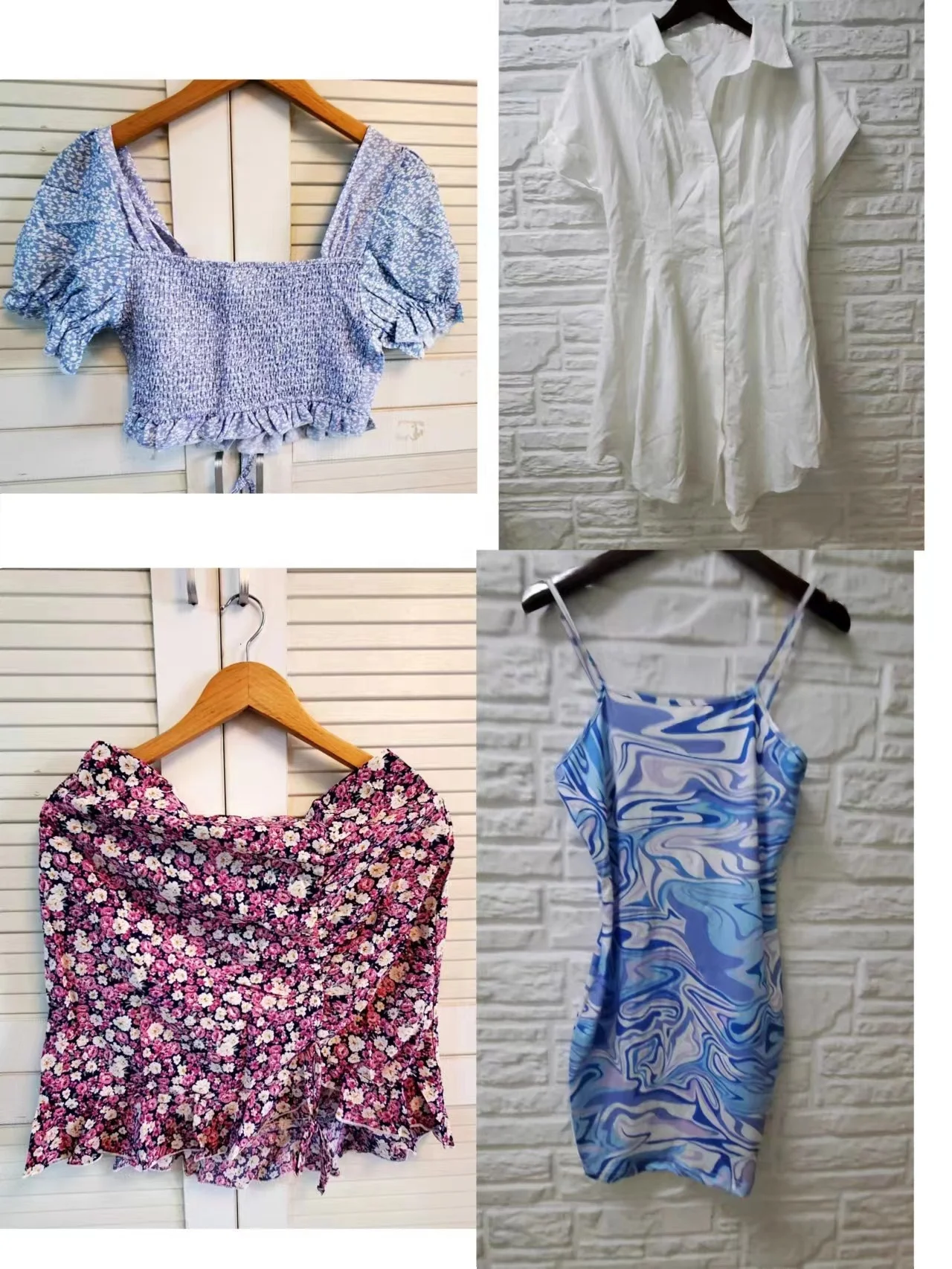 Упаковочные тюки в ассортименте, женские и мужские топы, поставщик