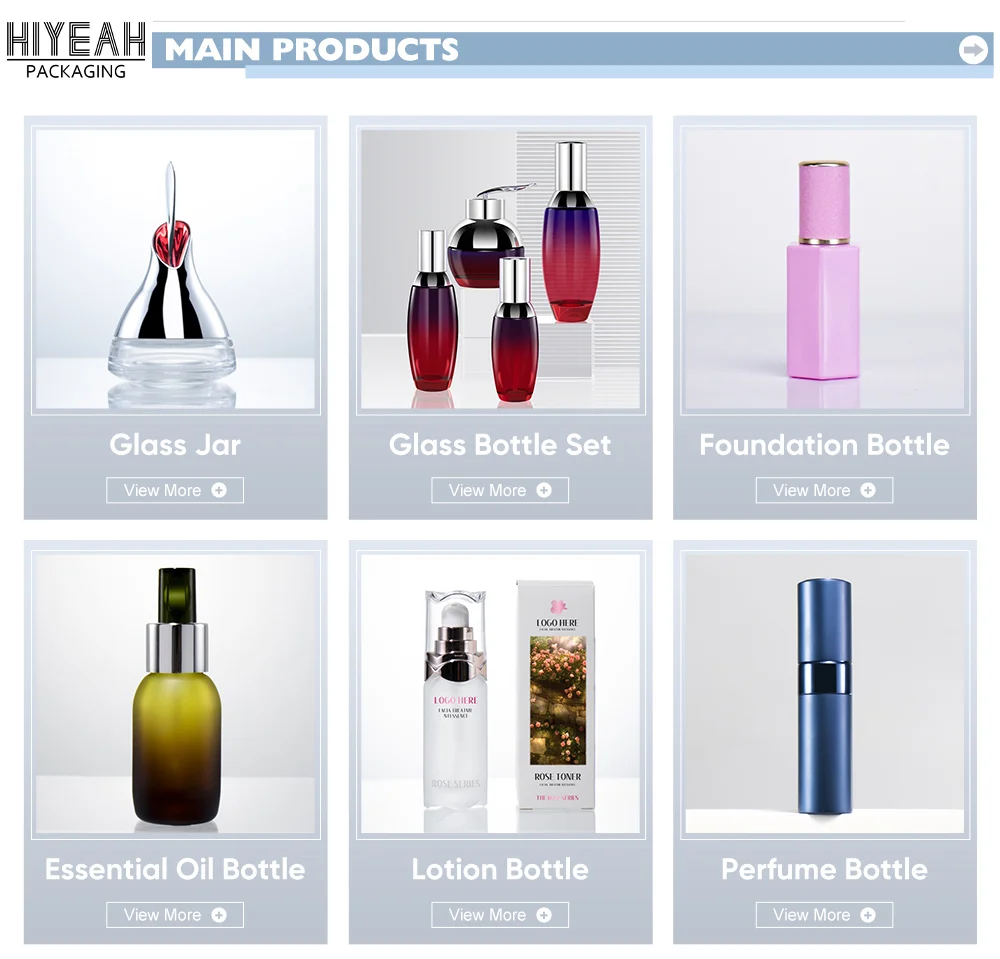 50ml 100ml Spray Perfume Glass Bottle Customise Transparent Empty Glass