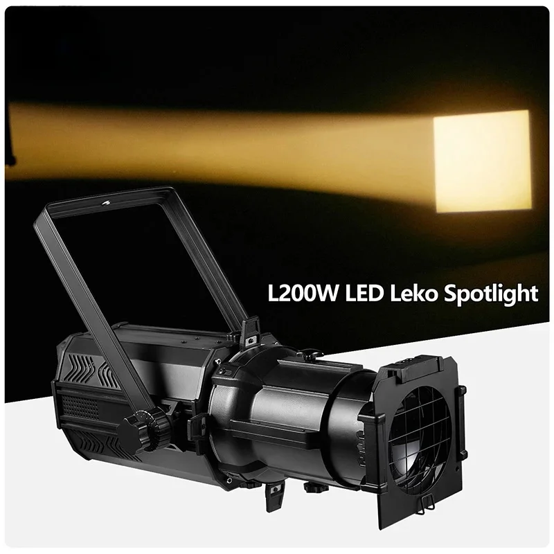 200w Led Ellipsoidal Light Professional Theater Stage Light Warm White Spot Light