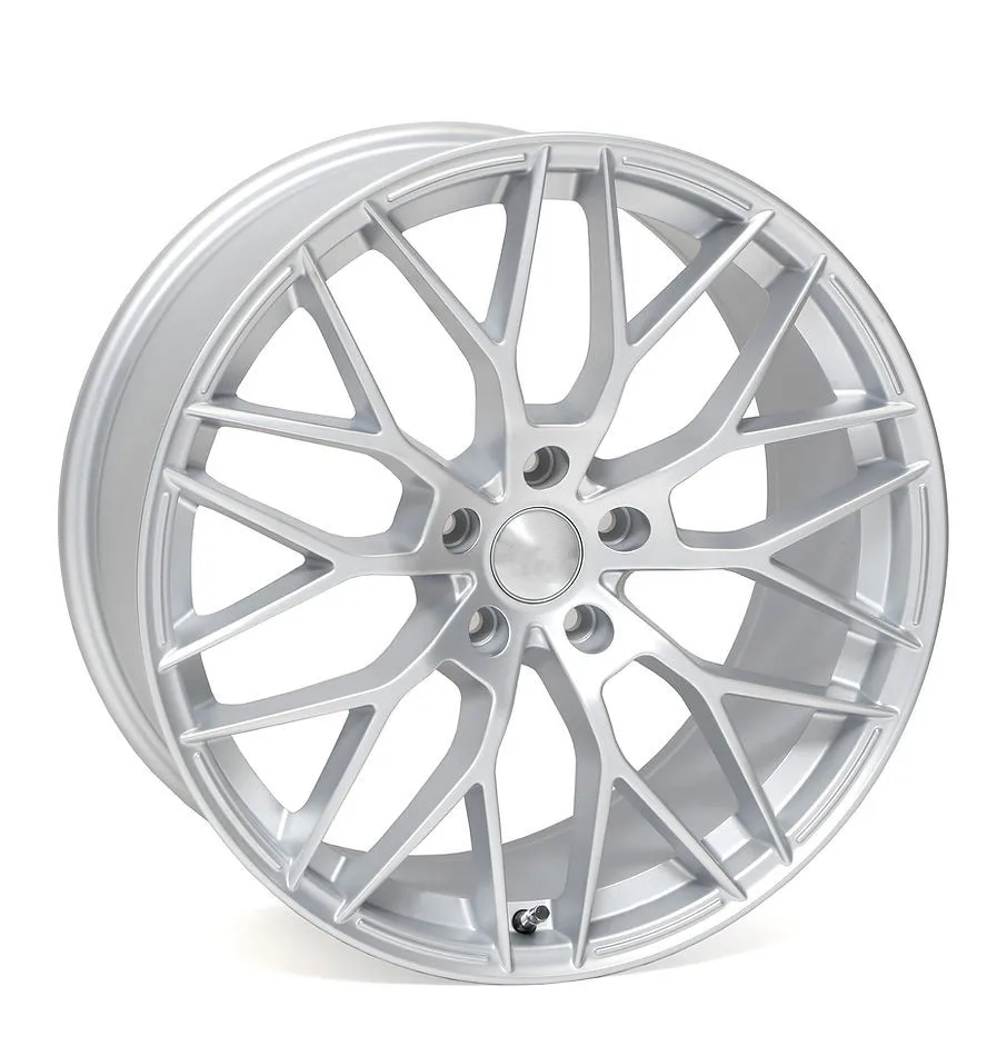 Popular Customized Design Multi Spoke Rims 1624 Inch Brushed Silver