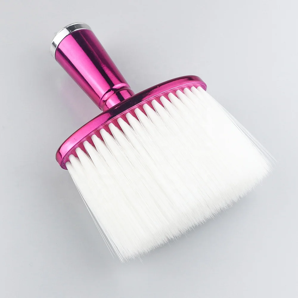 Friseur Halsbürste / Neck Duster – Holzgriff, Weiche Fasern, 18,5 Cm, Für Haarentfernung & Reinigung