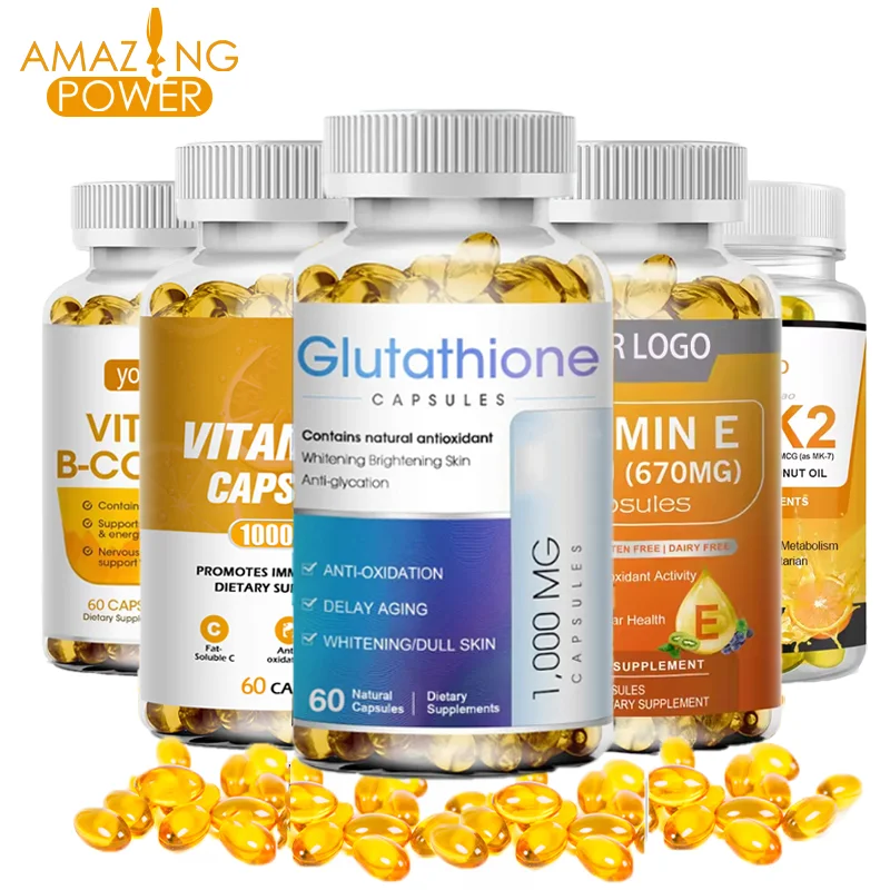 Customizable Glutathione Capsules Glutathione Injection Skin Whitening ...