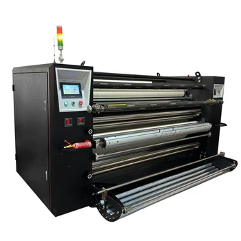 Fabric calender machine heated textile calendar compression rollers calandra sublimation 1,80m