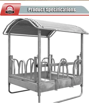 Customizable Outdoor Metal Steel Livestock Feeder Portable Pasture Hay ...
