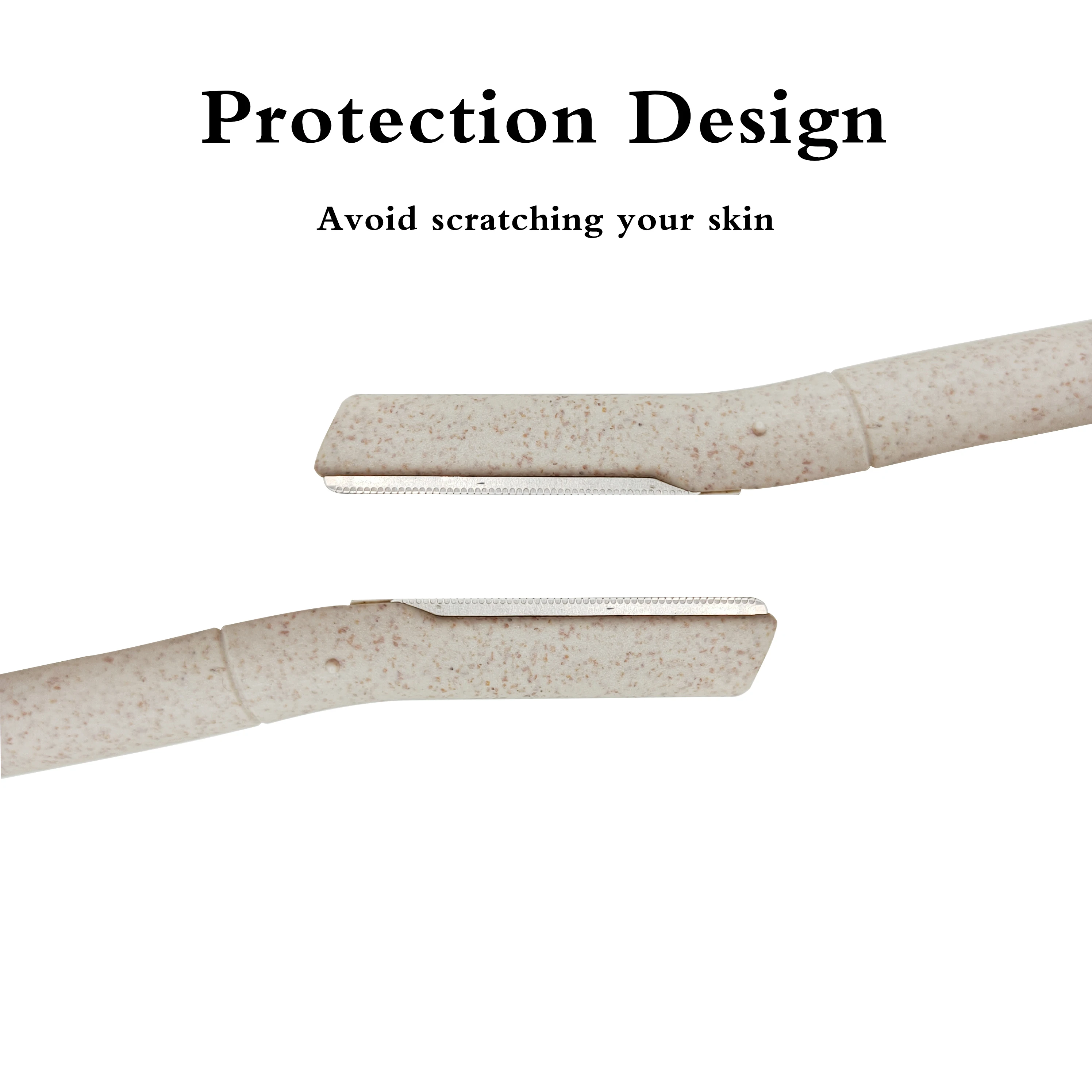 Женский Триммер для бровей на лице набор ножей из пшеничной