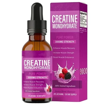 Creatine Monohydrate Liquid Drops Potent Creatine for Muscle Growth