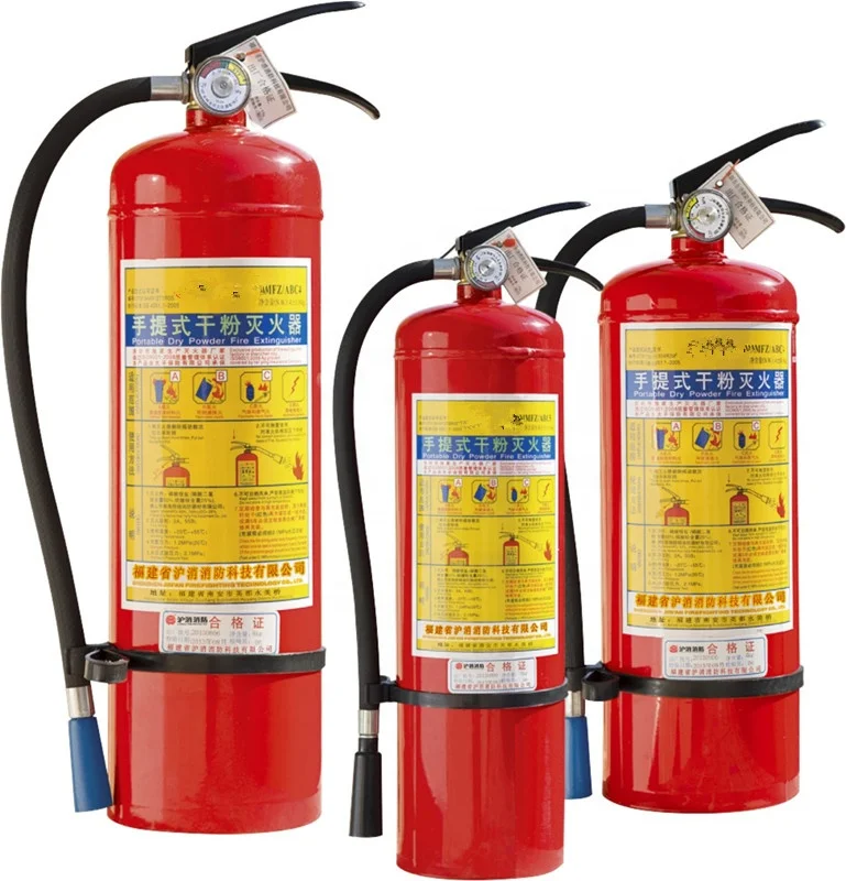 DONGSHENG Brand Fire Extinguisher 6KG EN3 Portable ABC Dry Powder CO2 Type Fire Extinguisher