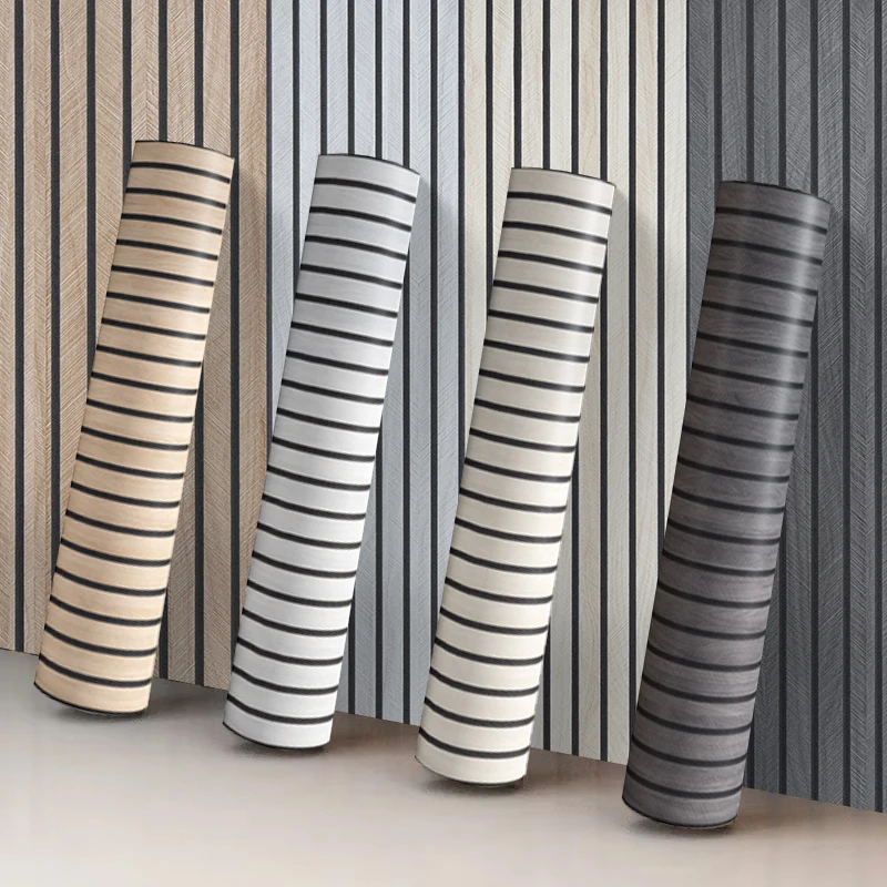 Jorunns Easy Installation 3D PVC Flutted Wall Panel Wallpaper Rolls  Waterproof Peel and Stick Decorative Acoustic Wall Panel