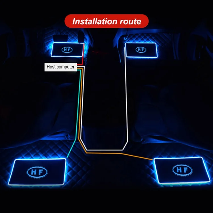 Led deals floor mats