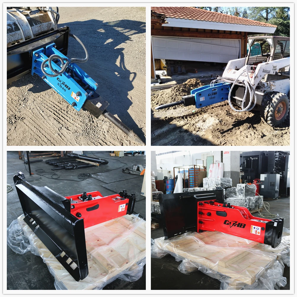 SB30 53mm Chisel Diameter Top Open Type Hydraulic Rock Breaker Excavator Attachment for Construction Machinery Parts