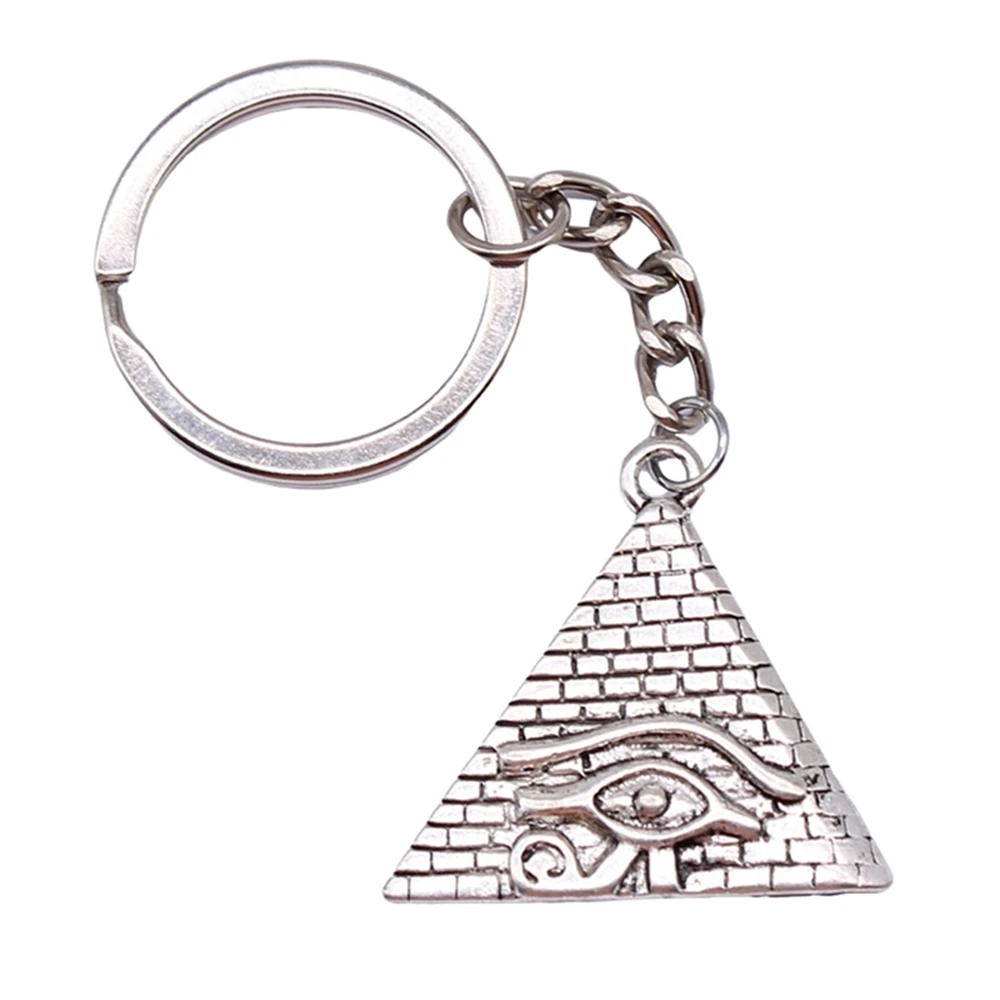thumbnail image 2 of 60 PCS Antique Silver Egypt Pyramid Charms - Zinc Alloy Jewelry Making Supplies 2 of 14