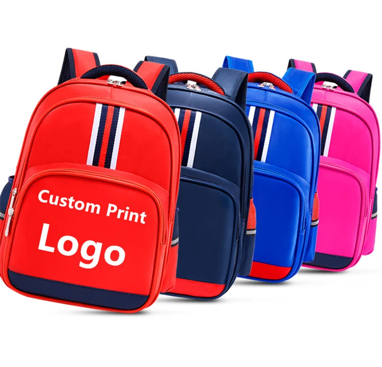 Promotional Custom Logo Printed Children Kids Book Bags Student