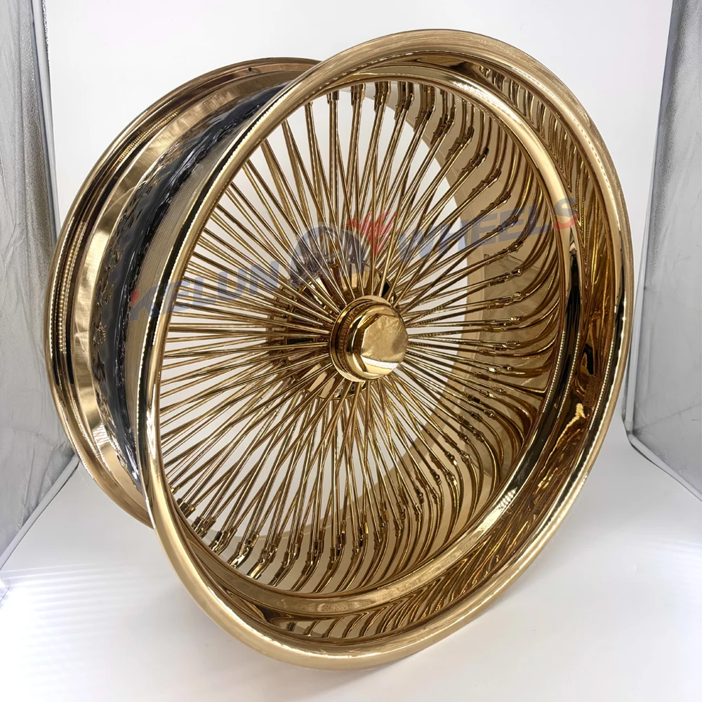 Forgiatoの新しい22リムゴールドワイヤーホイールリム26インチワイヤー