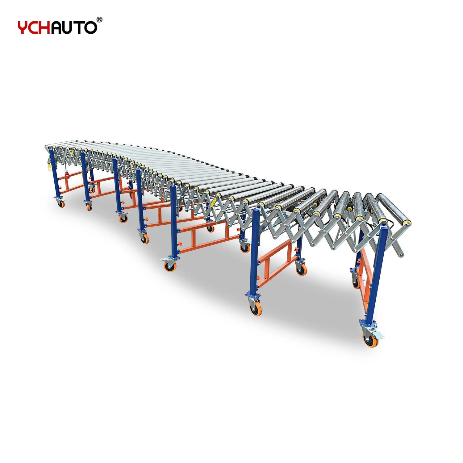 Warehouse System Using Multi Wedge Belt Power Roller Telescopic Conveyors Carton Box Flexible Poly V Belt Conveyor With CE