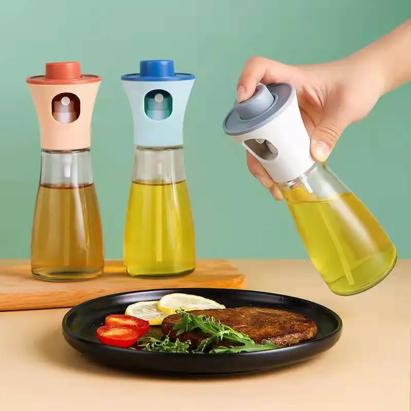 Glass Olive Oil Dispenser Bottles Oil Sprayer for Cooking Widely Used for Air Fryer BBQ Baking Salad supplier