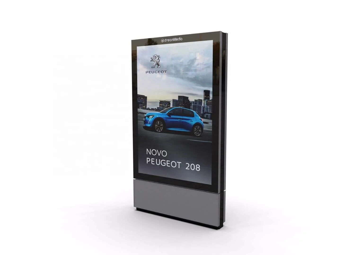 2022 new smart bus shelter bus stop shelter bus station with outdoor digital advertising LED display screen mupi light box