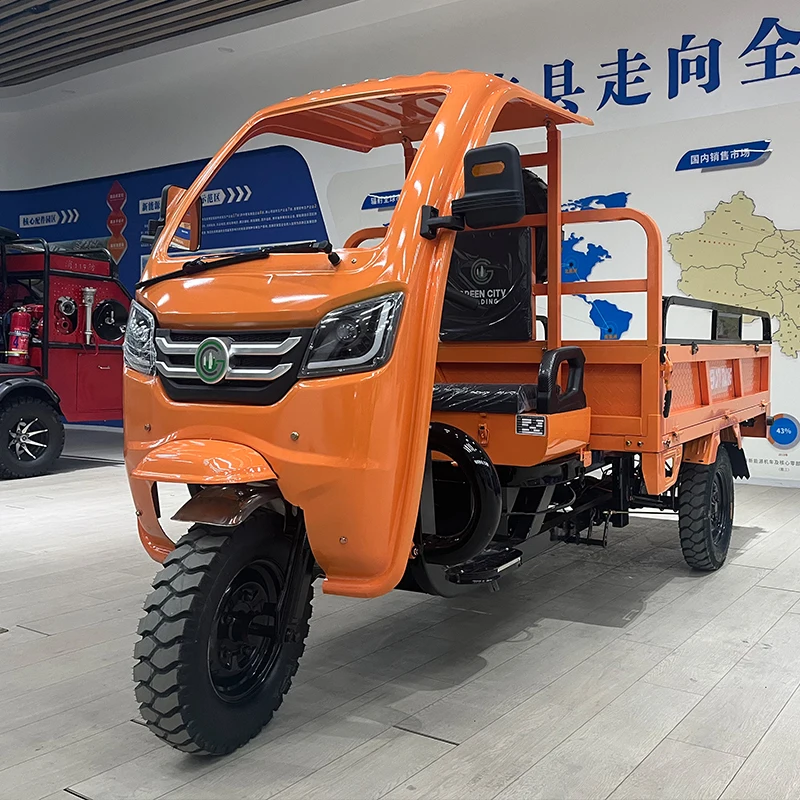 2025 Motorized Electric Tricycles Open Type Cargo Bike With  Long Driving Mileage for Cargo