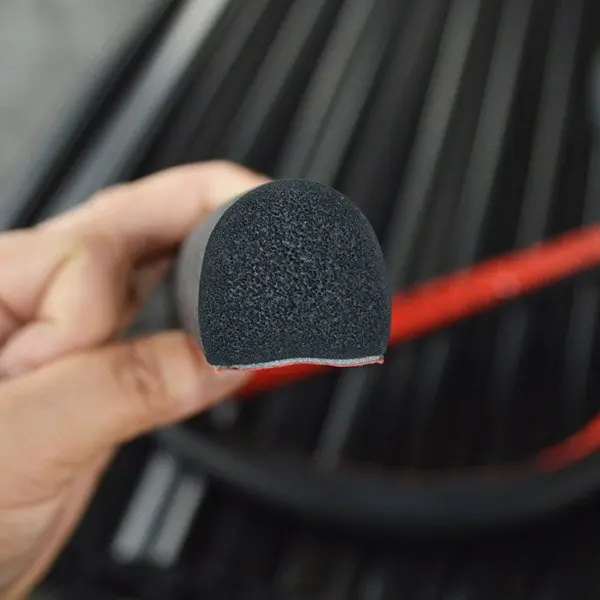 China Customized square Sponge Foam Rubber Gap Filling Seal Strip Shape Rectangle Type Soft Foam EPDM Rubber Profile Seal Strip