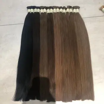 100% Human Natural All Styles Hair Accessories Performing Bulk Hair y Top New Extension Genius Weft Made In Vietnam cabelo