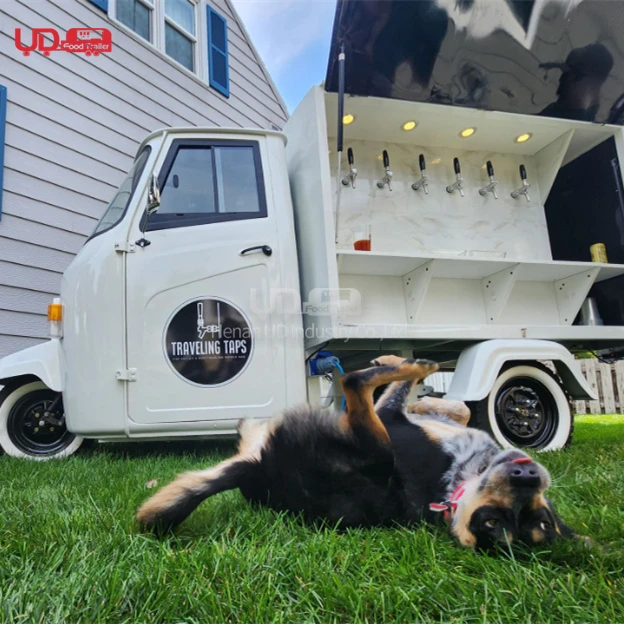 Beautiful Catering Beer Bar Vintage Snack Food Van Ice Cream Cart Mobile Bar Truck for Events