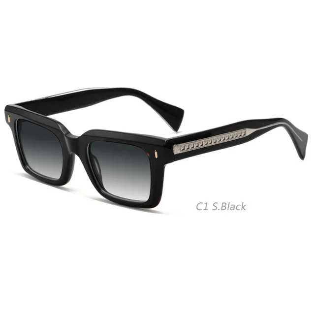 Custom designer italian acetate sunglasses classic square polarized  high quality Acetate Sunglasses