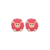 ลูกปัดแกะโฟกัส SA22สีแดง