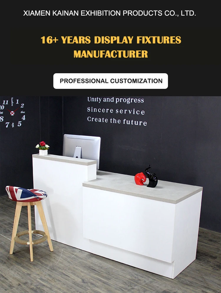 Kainice Company Shop Counter Design For Garment Store Front Desk