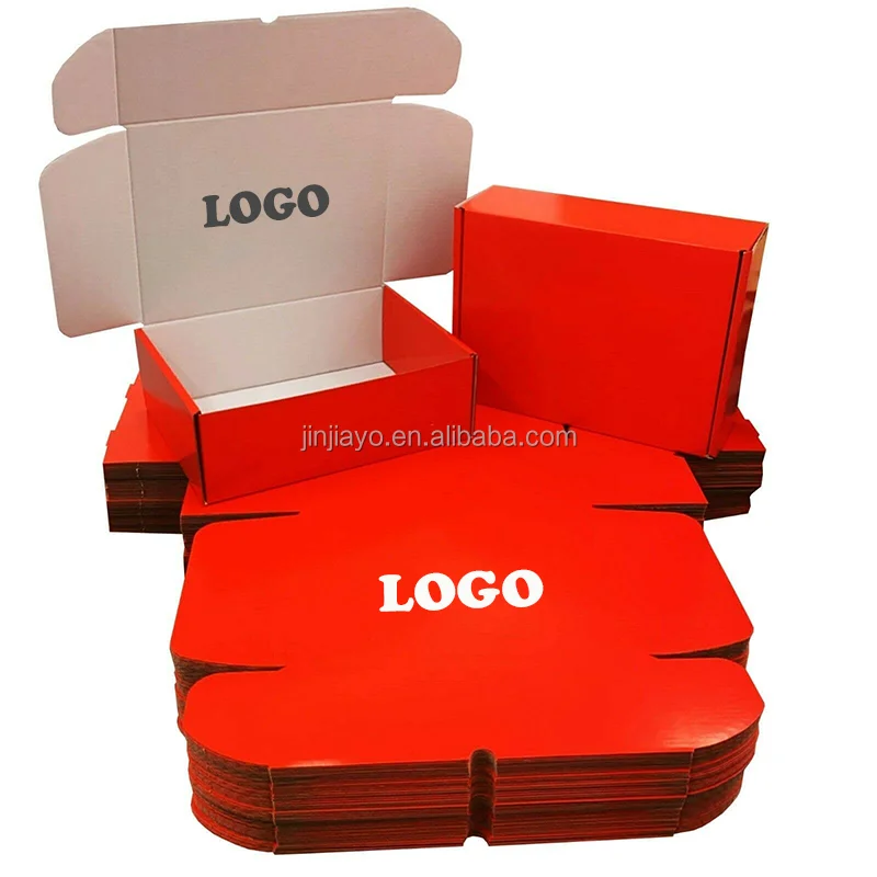 Custom Shipping Mailer Boxes Corrugated Board Clothing Shoes Packaging Print Logo Shipping Package Pink Paper Box Gift factory