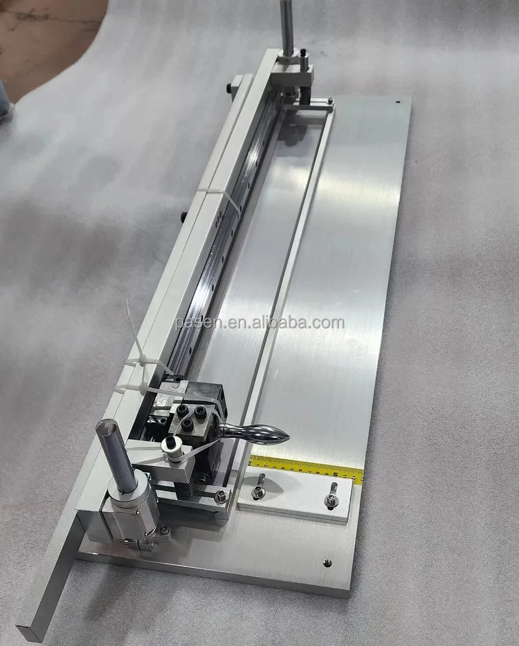 Manual Rigid Box V U Shape Grooving Machine for Cardboard MDF Paper Grey Board Chipboard Slotting Cutting Making Sample groove