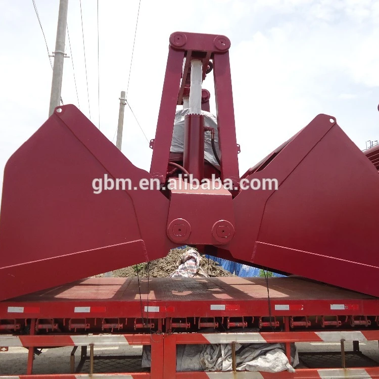 25t Motor Hydraulic Clamshell Grab Bucket with Remote Control Grab