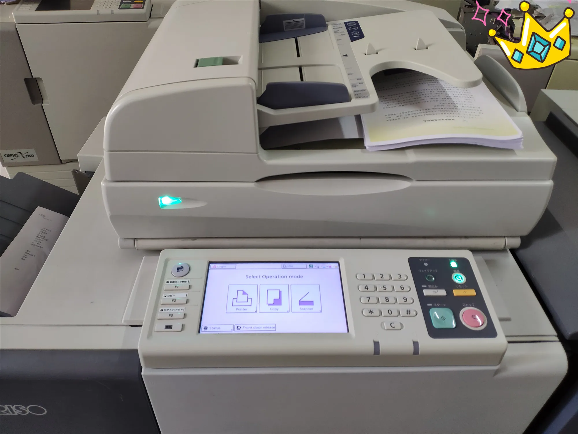 The Fastest Full Color Photocopier Machine for RISO Comcolor X1 9150 9110 Inkjet Printer on Sale