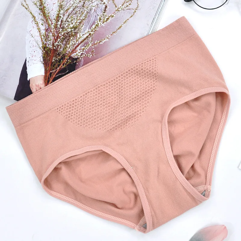 Japan Seamless 3D Honeycomb Hiphugger Women Underwear 1pcs 25-30 Inch