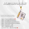 [8]Collana bicolore per mamma - incisa