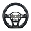 Cuero Perforado + Fibra de Carbono + Gri + LED