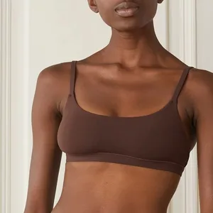 Hot Selling Women Thin Padded Female Wireless Soft Support Tube Bra Full Coverage Breathable Elastic Wireless Bra for Women