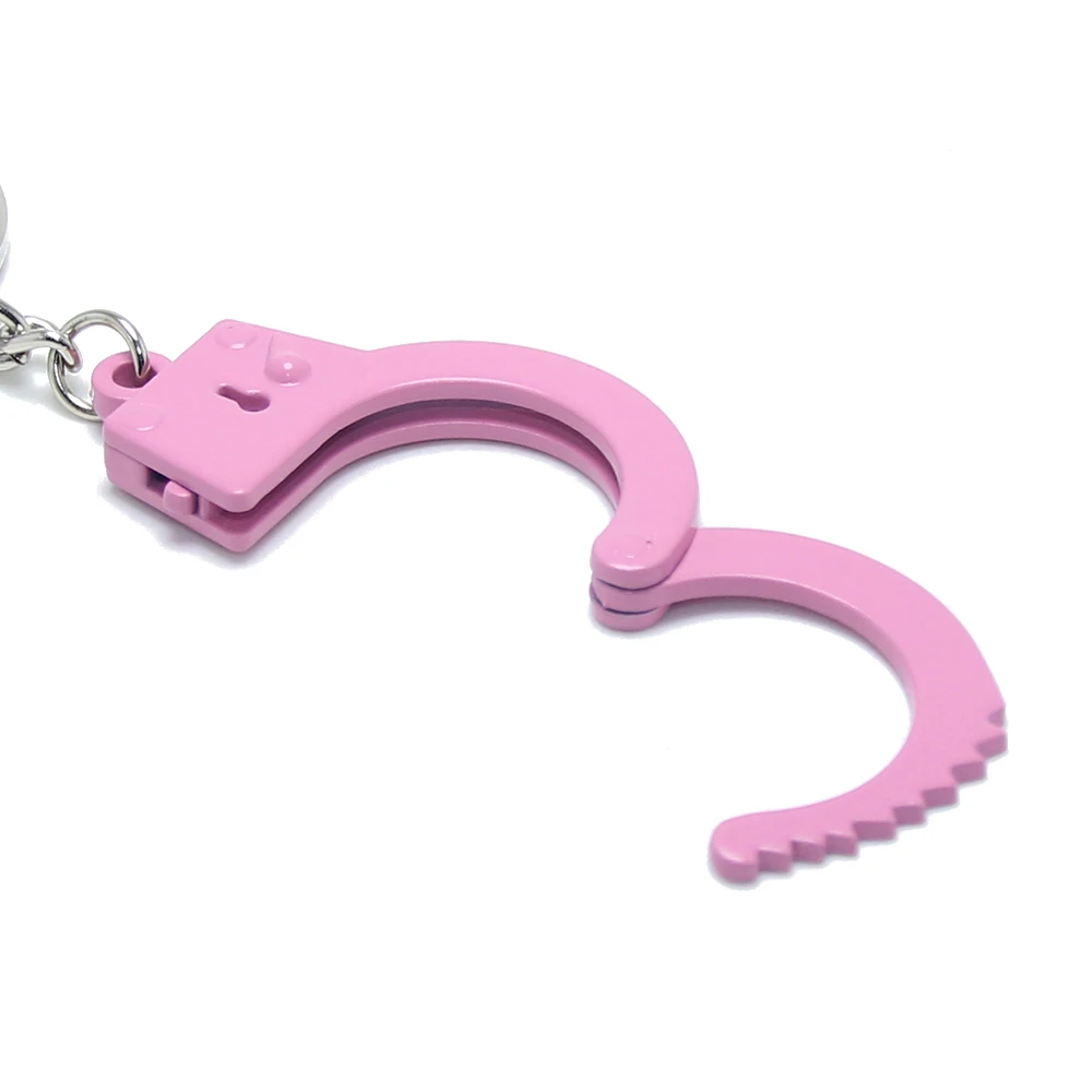 Handcuffs Key Chain EDC Handcuffs Keychain - Stress Relief & Fashion Accessory