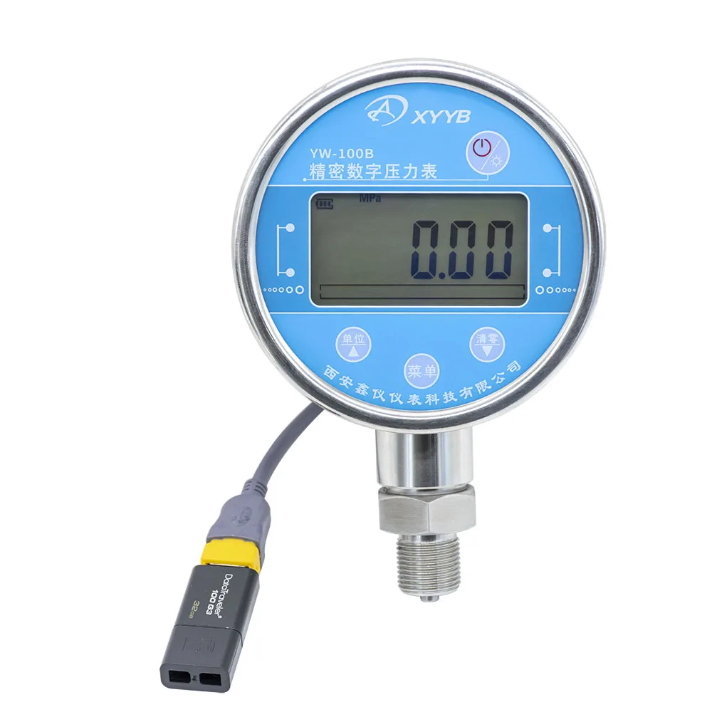 Storage Type Digital Pressure Gauge Pressure Manometer With Data Logger 