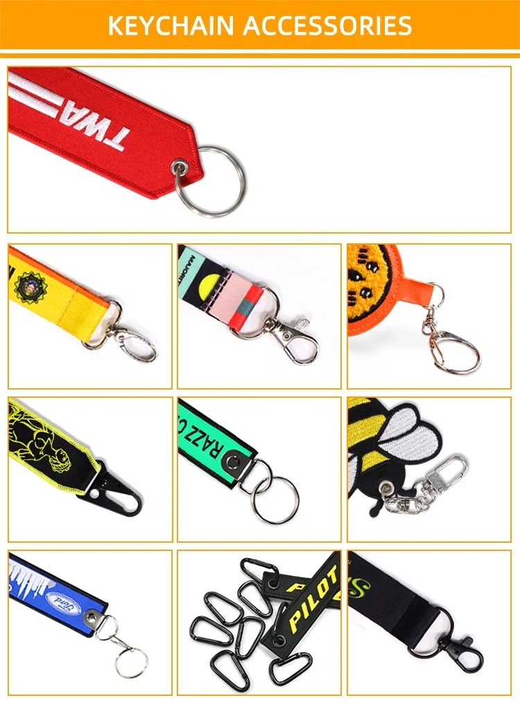 Panic Buying China Keychains Custom Design China Keychain Custom Logo Personalized Cloth Keychains With Original Carabine