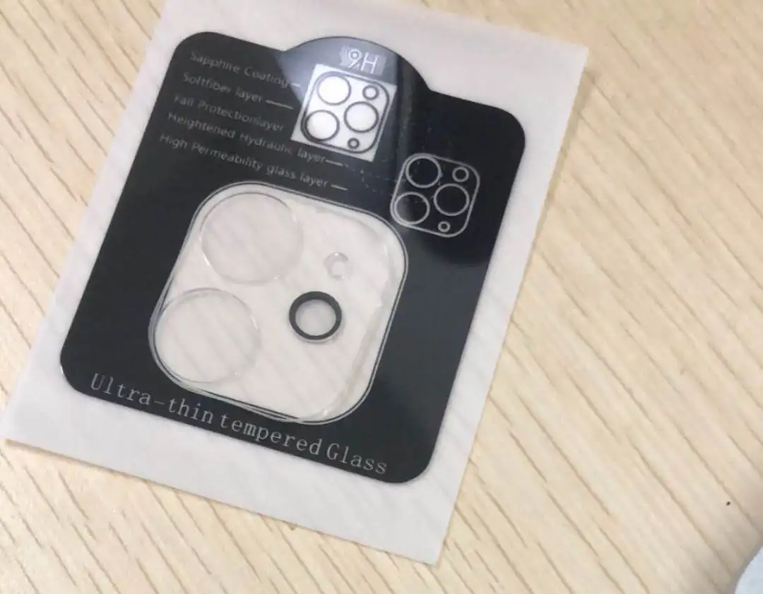 3D полное покрытие 9H задняя камера объектив Защита экрана для Iphone