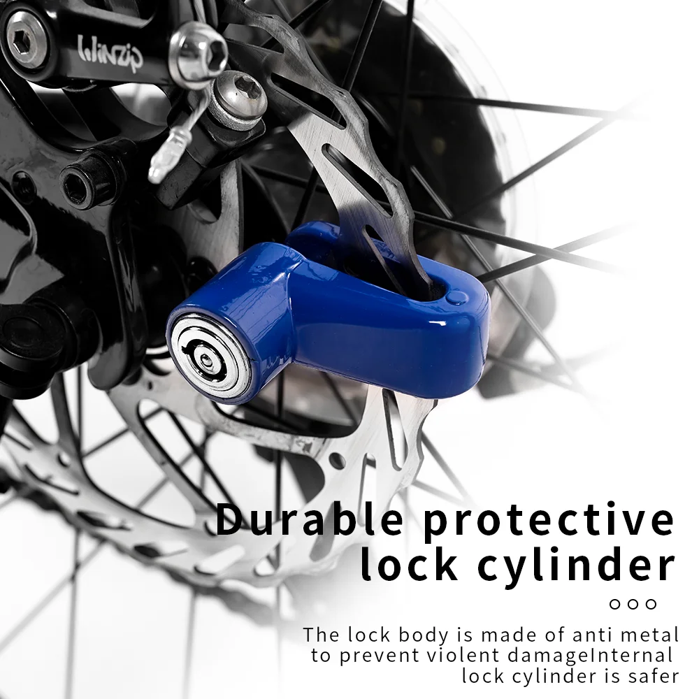 Mountain Security Anti-Theft Disc Lock Motorcycle Bike Lock